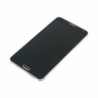 Дисплей для Samsung N9000 Galaxy Note 3 (в сборе с тачскрином) в рамке, серебро, AAA