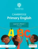 Cambridge Primary English. 2nd Edition. Stage 1. Learner's Book with Digital Access | Budgell Gill