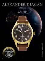 Наручные часы Alexander Diagan 1500Earth_BlackGold