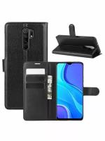 Brodef Wallet чехол книжка для Xiaomi Redmi 9 черный