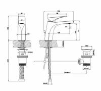 Смеситель Gessi Via Solferino 49001-031 для раковины