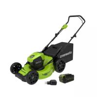 Аккумуляторная газонокосилка Greenworks GD40LM46HPK4 2514407UB