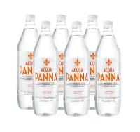 Вода минеральная Acqua Panna (Аква Панна), 1,0 л х 6 бутылок, негазированная, пэт