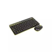 Клавиатура и мышь Logitech MK240 Nano Black-Yellow USB