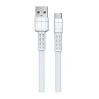 Плоский кабель Type-C, Remax RC-116a Armor Series Data Cable, белый