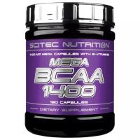 BCAA в капсулах, таблетках Scitec Nutrition Mega BCAA 1400 180 капс