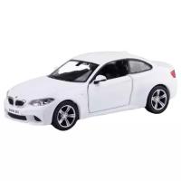 Машинка металлическая Uni-Fortune RMZ City серия 1:32 BMW M2 COUPE инерционная, цвет белый, двери открываются 554034-WH