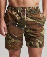 Плавательные шорты Superdry VINTAGE RIPSTOP SWIMSHORT, Пол Мужской, Цвет 9AM Outline Dark Green Camo, Размер 2XL