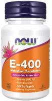 E-400 Natural Now Foods Витамин Е-400 Смесь Токофоролов Нау Фудс 50 капсул