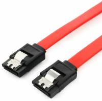 Интерфейсный кабель Cablexpert SATAIII CC-SATAM-DATA-0.3M, 30см, 7pin/7pin, защелка, пакет