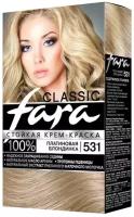 Краска для волос Fara Classic 531 платиновая блондинка