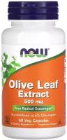 Капсулы NOW Olive Leaf Extract 500 мг, 70 г, 500 мг, 60 шт