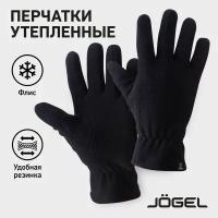 Перчатки зимние Jögel ESSENTIAL Fleece Gloves AW21, черный - M