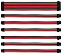 Кабели-удлинители для БП Cooler Master Extension Cable Kit PVC Red/Black CMA-NEST16RDBK1-GL