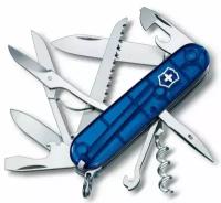 Нож Victorinox Huntsman синий полупрозрачный (1.3713.t2)