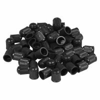 Колпачки на шинный вентиль, черные, пластик (60 шт.) AVC-60-01 AIRLINE