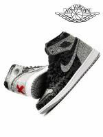 Кроссовки NIKE Air Jordan, размер 42 RU (43 EU), повседневные, всесезонные, натуральная кожа, мультицвет