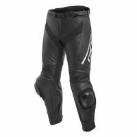 Мотобрюки кожаные Dainese DELTA 3 Black/Black/White, (р.58)