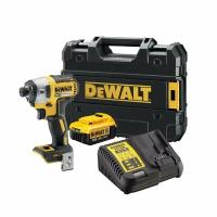 DeWalt DCF887M1 Гайковерт ударный в чемодане TSTAK (18В, 4.0Ah*1, 205Нм, 1/4", 3 скор, 3800об/мин)