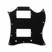 Пластиковая панель, трехслойная, Gibson SG USA, PARTS MX1397BK, черная