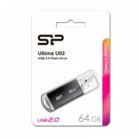 Флешка USB 2.0 Silicon Power 64 ГБ Ultima U02 ( SP064GBUF2U02V1K )