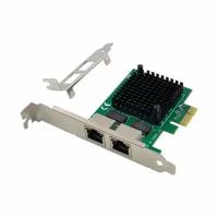 Сетевая карта PCIe x1 (I225-V) 2xRJ45 2.5Gbps Server NIC | ORIENT XWT-INT225L2PE