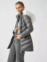 Куртка Koton,серебристый,размер 42
