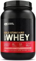 Протеин сывороточный, Optimum Nutrition, 100% Whey Gold Standard, 899 г (1.98 lb), Клубника и крем