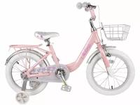 Велосипед детский 16" Tech Team Milena, алюминиевая рама (светло-розовый)