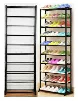 Вместительная, компактная Обувница, Этажерка для обуви Amazing Shoe Rack, Металл, ABS пластик, 51х24х140 см