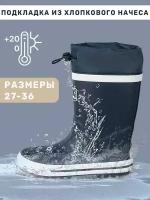 Сапоги резиновые NIKASTYLE 16м15424, неви, 35