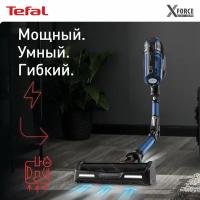 Пылесос Tefal XForce Flex 12.60 Aqua TY98C0WO, синий/черный