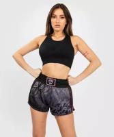 Женские тайские шорты, муай тай, спортивные Venum Kaz - Black (XS)