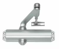 Доводчик ABLOY DC120 (серый) с тягой. Три регулировки. Скорость закрывания, конечная скорость закрывания, тормоз открывания (BC)