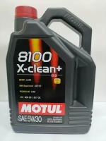 Моторное масло MOTUL Масло моторное Motul 8100 X-CLEAN + 5W-30 5л. артикул 106377