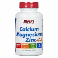 Calcium Magnesium Zinc + D3, 90 таблеток