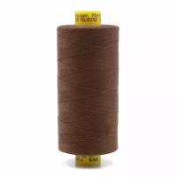 Нитки швейные Gutermann Mara 120, 1000 м, 100% полиэстер (700207) (446 сигнальный коричневый), 10 шт