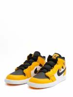 Кроссовки для детей и подростков Nike Air Jordan 1 Mid Alt PS "Taxi" размер 30.5 RU