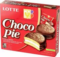 Печенье Lotte Choco Pie прослоенное глазированное