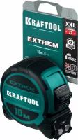 Рулетка со сверхшироким полотном KRAFTOOL Extrem, 10 м х 32 мм 34127-10