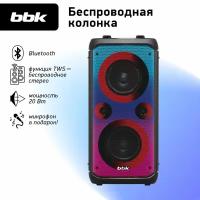 Колонки BBK BTA4020 2.0 черный 20Вт портативные