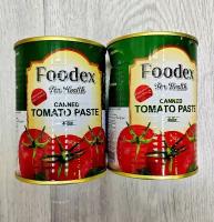 Foodex, 2 банки*400гр, томатная паста премиум, 800 гр