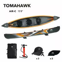 Каноэ надувное трехместное Aqua Marina Tomahawk 478 (AIR-C)