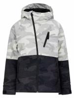 Куртка сноубордическая детская 686 Hydra Insulated White/Camo Clrblk (INT:M)