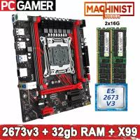 Комплект материнская плата Machinist X99 P3 + Xeon 2673V3 + 32GB DDR3 ECC REG