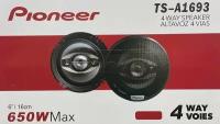 Автомобильные колонки Pioneer TS-1693 / Автомобильные динамики / Коаксиальная акустика Pioneer / 650 Вт / 6 дюймов. / 16 см / Комплект 2 шт