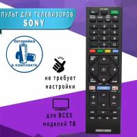 Универсальный пульт для телевизоров Sony (L1185), батарейки в комплекте