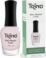 Trind, Nail Repair Color Lilac, Укрепитель ногтей цветной, лиловый, №5, 9 мл