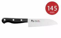 Поварской Сантоку Shimomura MSP-103 (145 мм) - Нож кухонный, сталь Aus-10/420J2, рукоять Полипропилен
