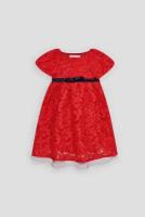 1448.43 Платье "нарядное "Церемония" из кордового кружева " Choupette 80, Красный